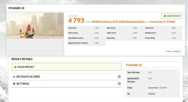 Review Asus ROG Strix Scar III: Laptop Gaming Keren dengan Intel Core 9th Gen dan RTX 2060 33 PCMark 10