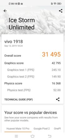 Review Vivo Z1 Pro 42 Vivo Z1 Pro 3D Mark 2