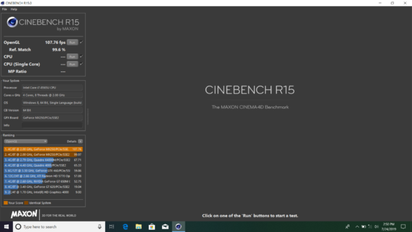 Asus Vivobook Benchmark 1 Asus Vivobook Benchmark 1
