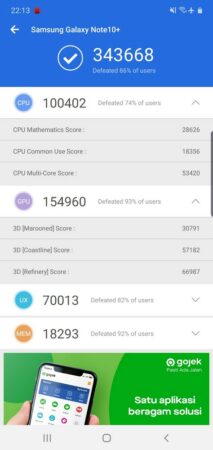 Galaxy Note10 Antutu