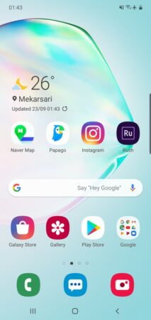 Galaxy Note10 OneUI 1