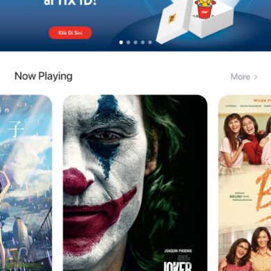 TIX ID homescreen