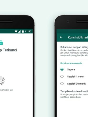 WhatsApp sidik jari