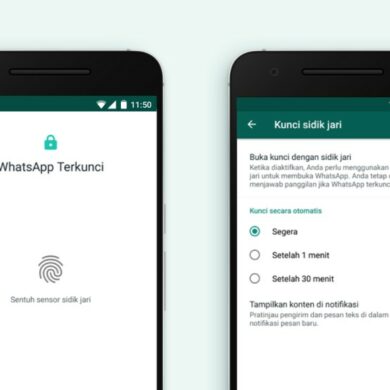 WhatsApp sidik jari
