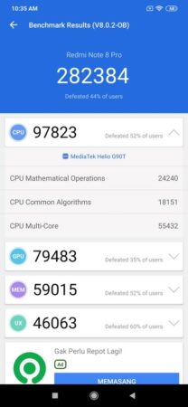 Redmi Note 8 Pro Antutu8