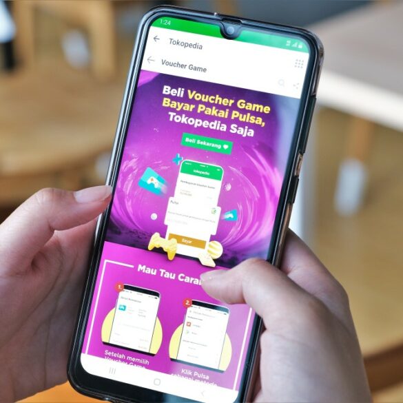Voucher Game Tokopedia pakai Pulsa