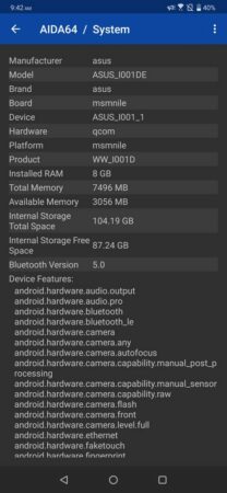 ROG Phone II Aida64 2