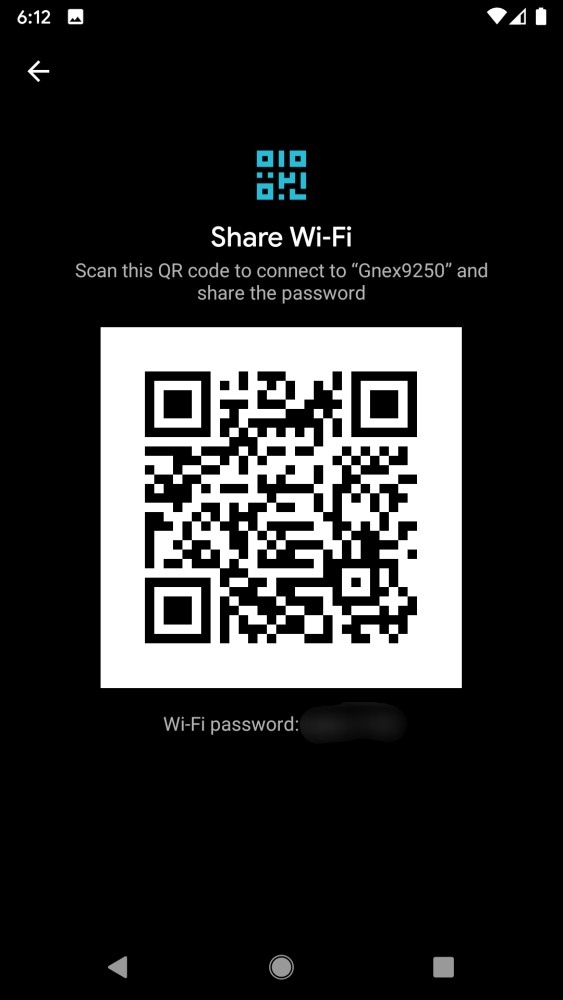 WiFi Password Android 10