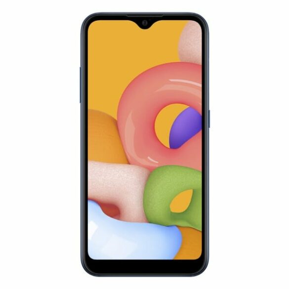 Galaxy A01 Blue Tampak Depan