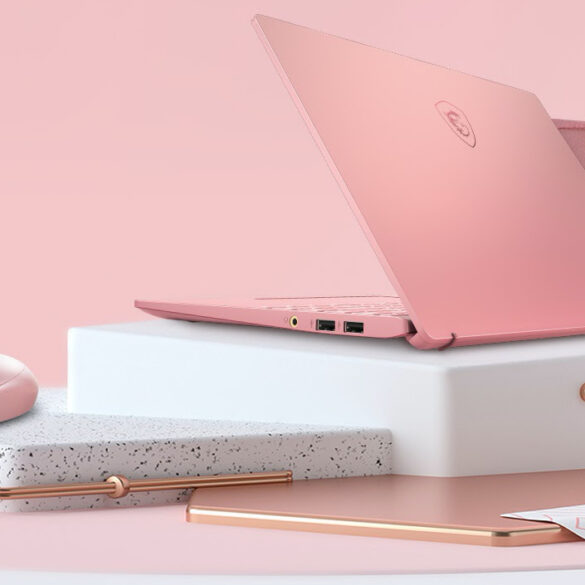 MSI prestige 14 rose pink 2