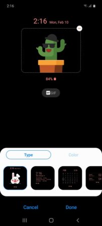 Samsung Galaxy A71 Always On Display