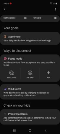 Samsung Galaxy A71 Android 10 1