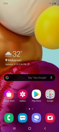 Samsung Galaxy A71 Android 10 2