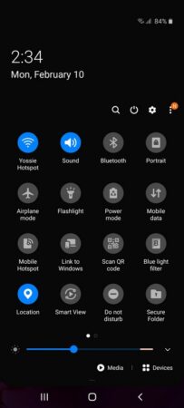Samsung Galaxy A71 Android 10 3
