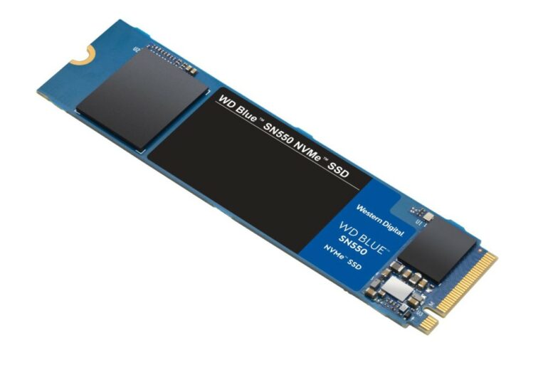 Harga Mulai 700 Ribuan Rupiah, Western Digital Hadirkan SSD NVMe WD Blue SN550 32 WD Blue SN550 SSD flat