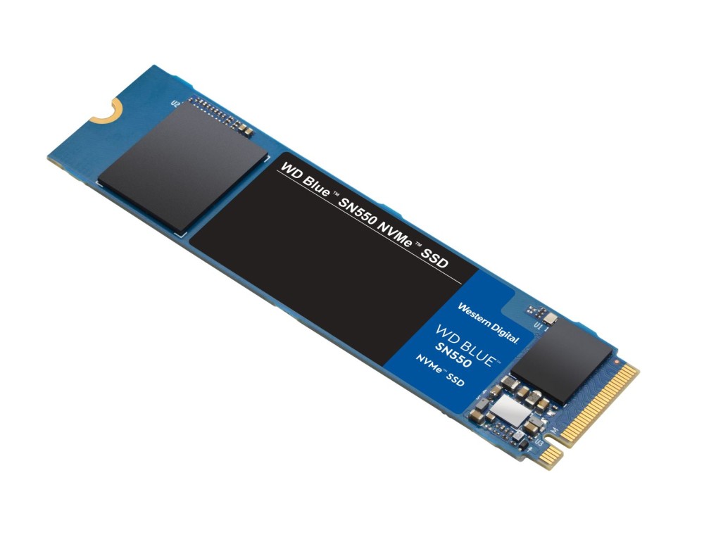WD Blue SN550 SSD flat