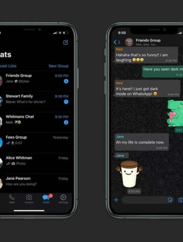 whats app dark mode ios 2