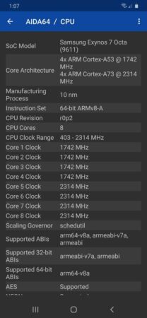 Galaxy M31 AIDA 64 3