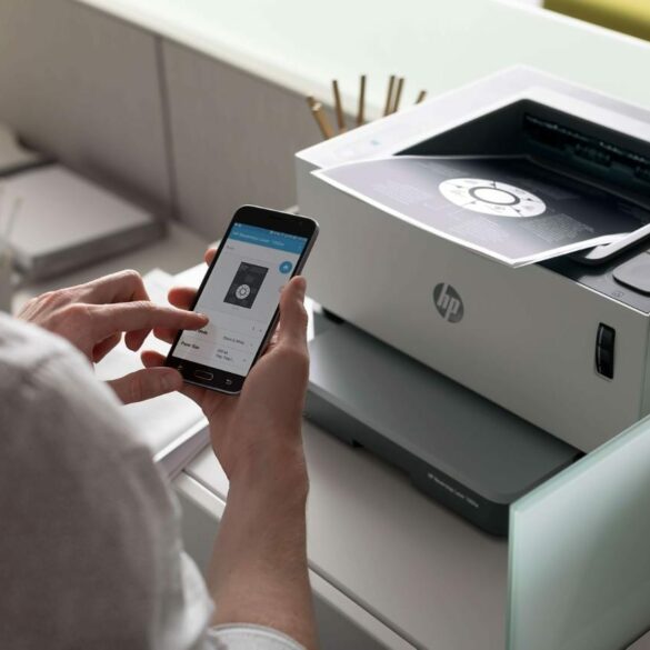 5 Kelebihan Printer HP Neverstop Laser untuk UMKM & Pekerja Mandiri 37 HP Neverstop and HP Smart App for mobile connected printing
