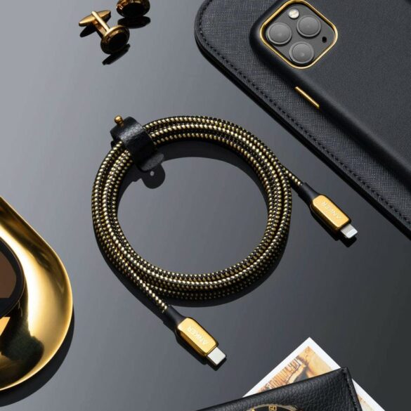 Anker 24K Gold Plated USB C to Lightning Cable 1