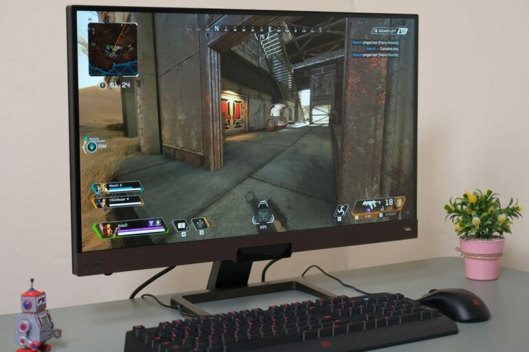 5 Fitur Unggulan BenQ EX2780Q, Monitor Gaming 144Hz yang Juga Cocok Bagi <em>Content Creator</em> 21 BENQ EX2780Q gaming samping