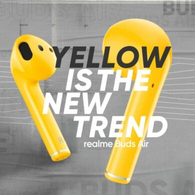 realme Buds Air Yellow is A New Trend