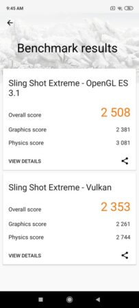 Redmi Note 9 Pro 3D Mark