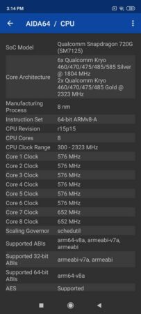 Redmi Note 9 Pro AIDA64 2