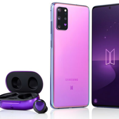 Samsung Galaxy S20 and Galaxy Buds BTS Edition