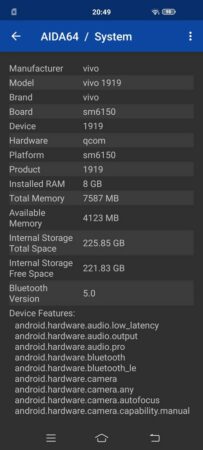 Vivo V19 AIDA64 1