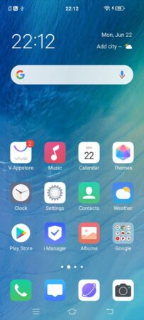 Vivo V19 FunTouchOS 2