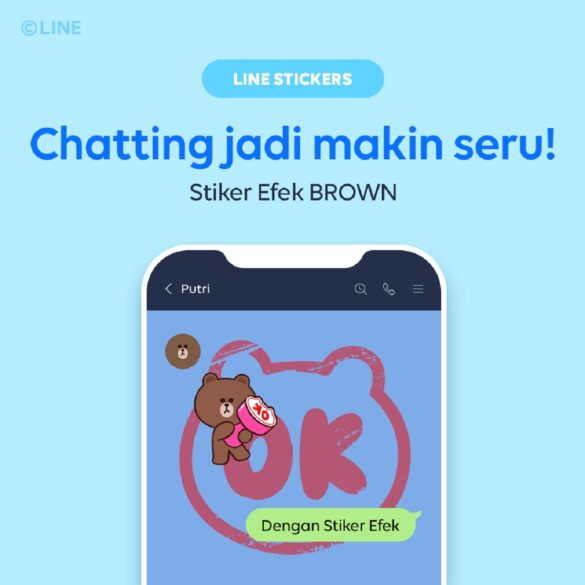 LINE Sticker Efek 1