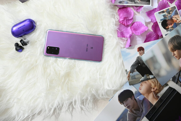 Samsung Galaxy S20 BTS Edition and Buds BTS Edition