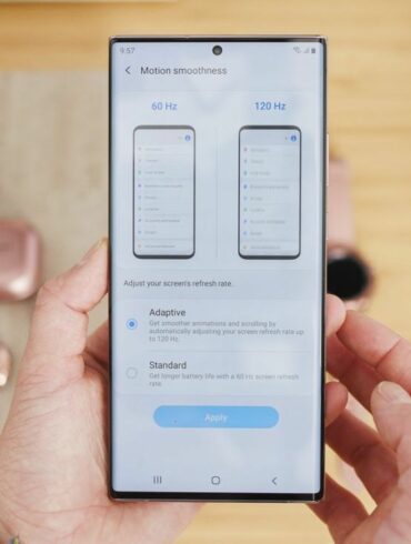 120 Refresh Rate Galaxy Note20