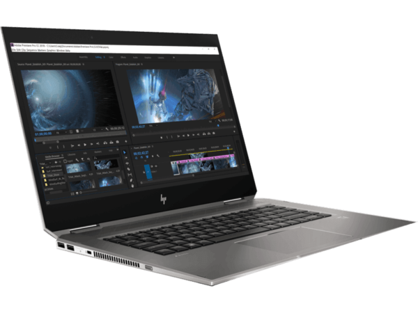 HP Zbook Studio x360 Convertible Workstation open HP Zbook Studio x360 Convertible Workstation open