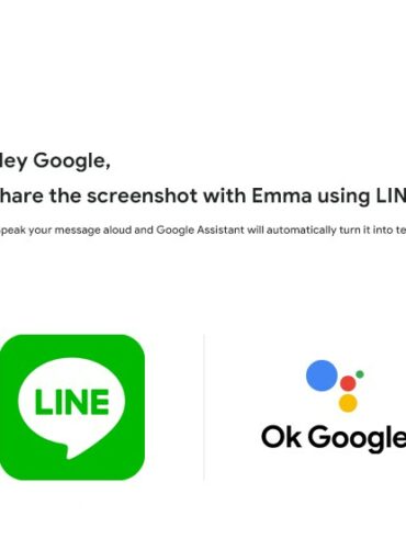 LINE Google Assistant