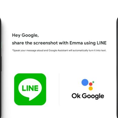 LINE Google Assistant
