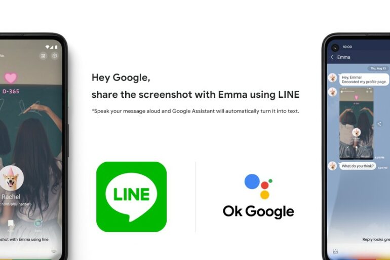 LINE Google Assistant