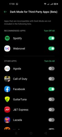 OPPO A92 Dark Mode 2