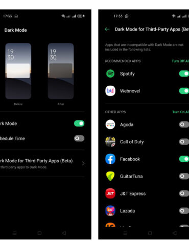 OPPO A92 Dark Mode OPPO A92 Dark Mode