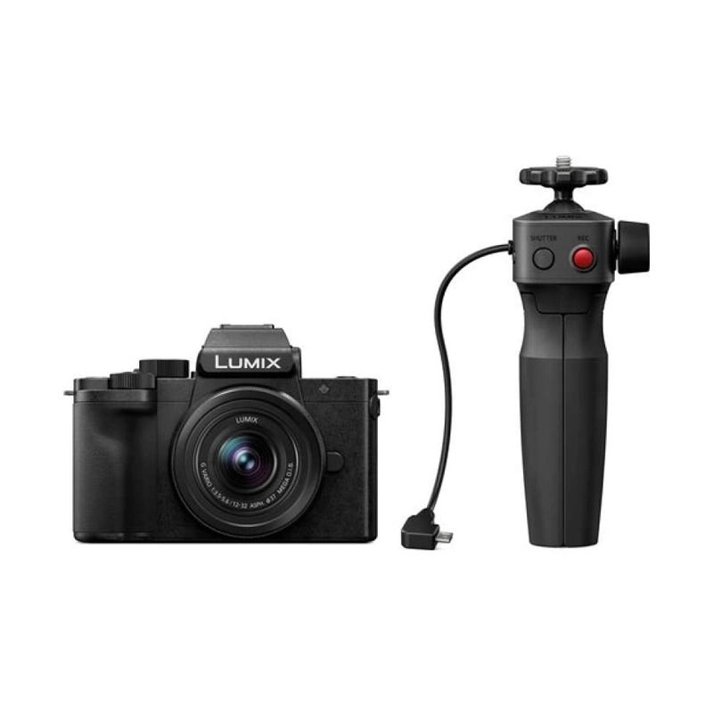 panasonic panasonic lumix dc g100 mirrorless digital camera with 12 32mm lens tripod grip kit