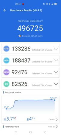 Berminat dengan realme X3 SuperZoom? Simak Dulu Kelebihan dan Kekurangannya 25 realme X3 SuperZoom Antutu 8