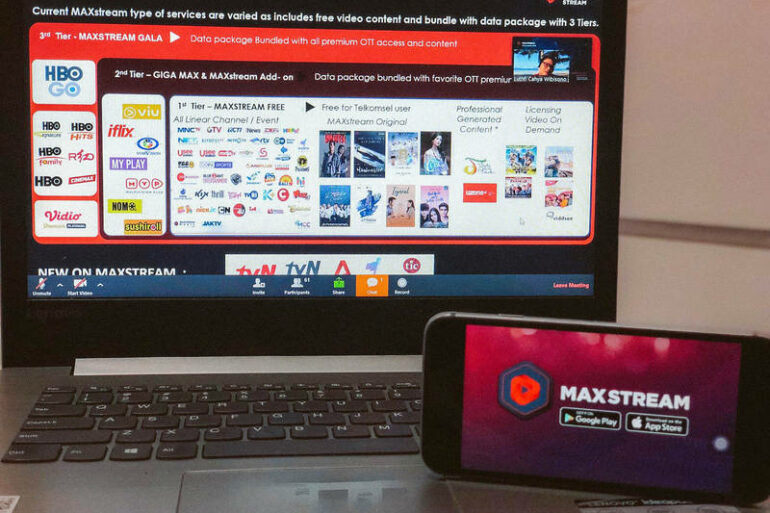 telkomsel maxstream agustus 2020