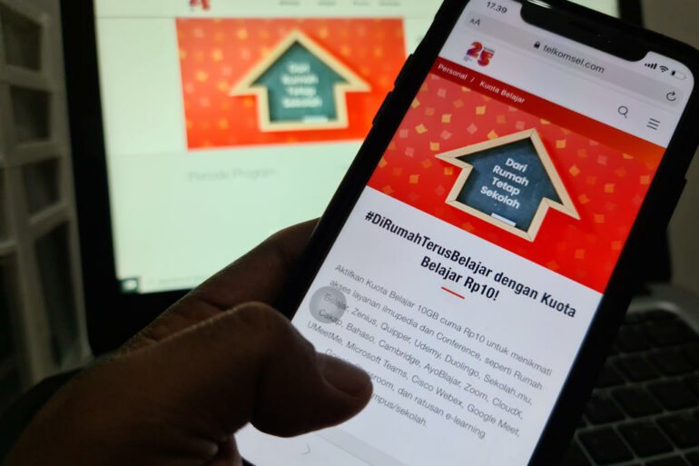 telkomsel paket kuota belajar