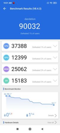 Redmi 9A Antutu 8