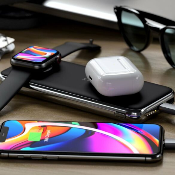 Satechi Quatro: Powerbank yang Mendukung Pengisian Daya Nirkabel dan Dilengkapi Docking Apple Watches 45 satechi quatro 1