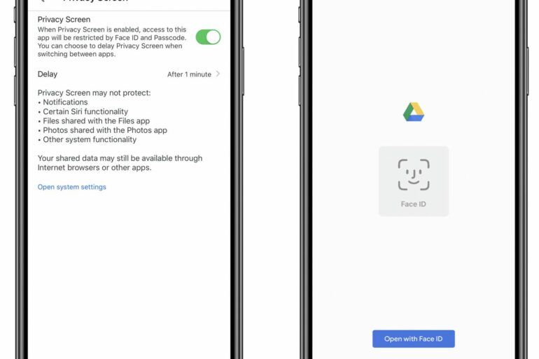 Google Drive Privacy Screen Google Drive Privacy Screen