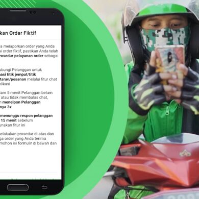 Tampilan Fitur Lapor Ofik di App Driver Gojek