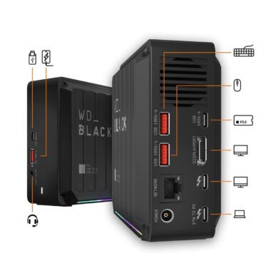 Western Digital Black D50 Thunderbolt 3 Game Dock 1