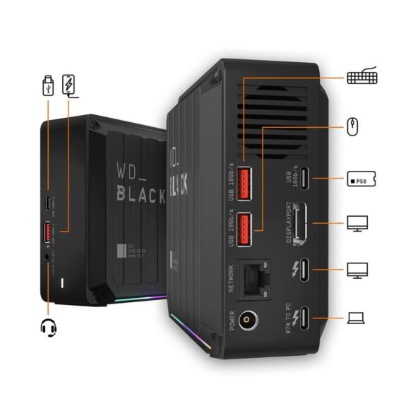 Western Digital Black D50 Thunderbolt 3 Game Dock 1